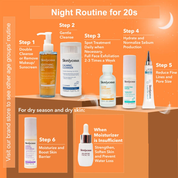 Glow Exfoliant - Night Routine for 20s