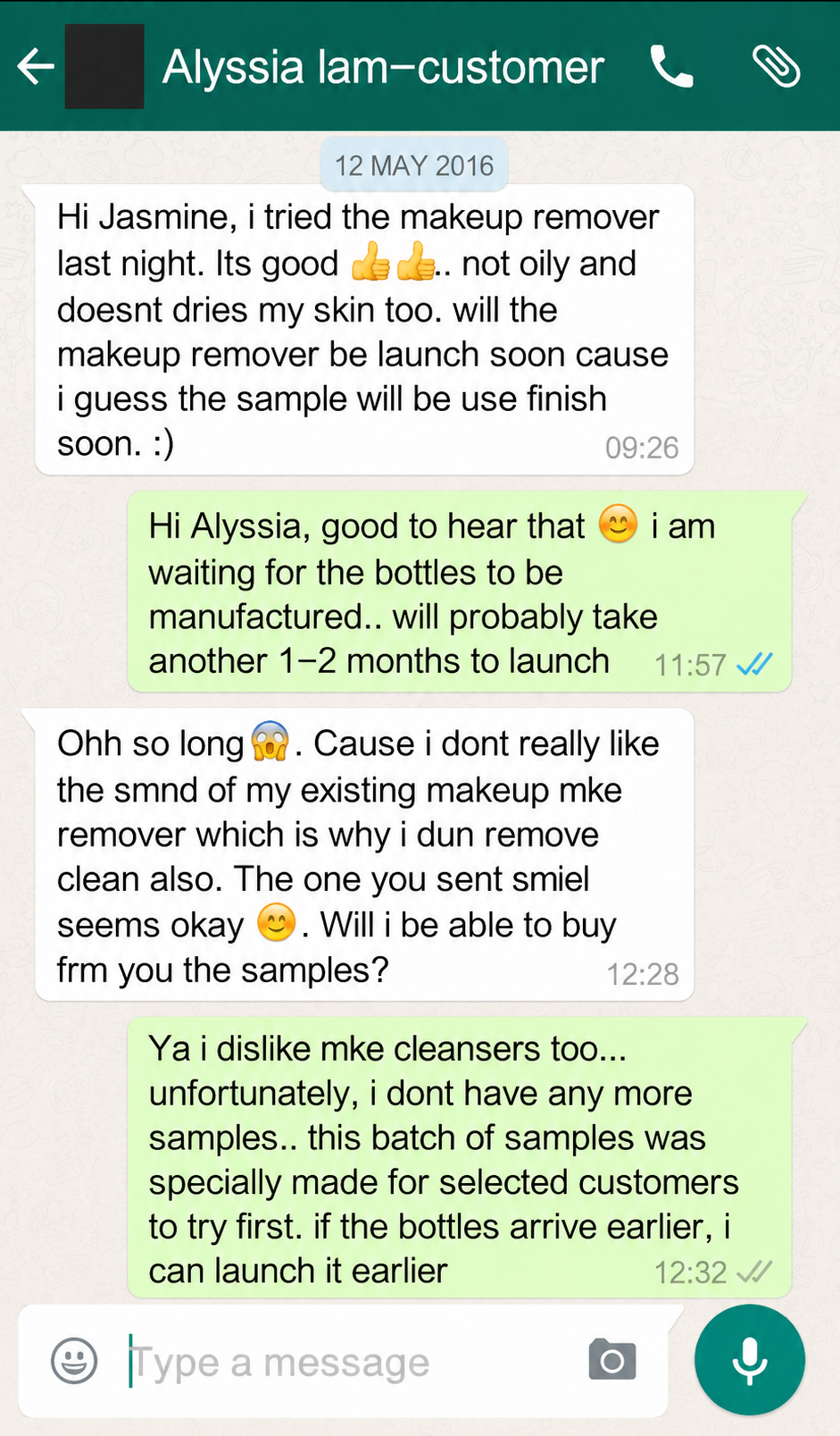 Alysia testimonials