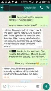 Customer testimonials