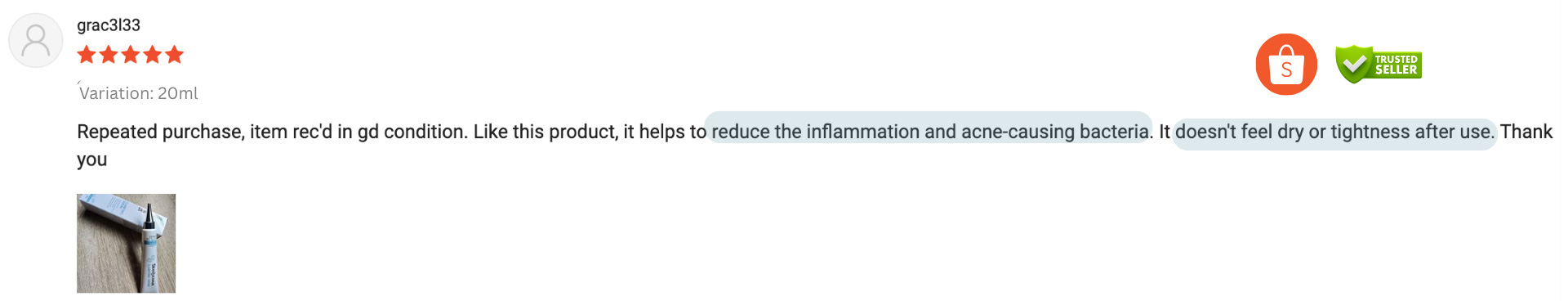 CS Shopee reviews 01