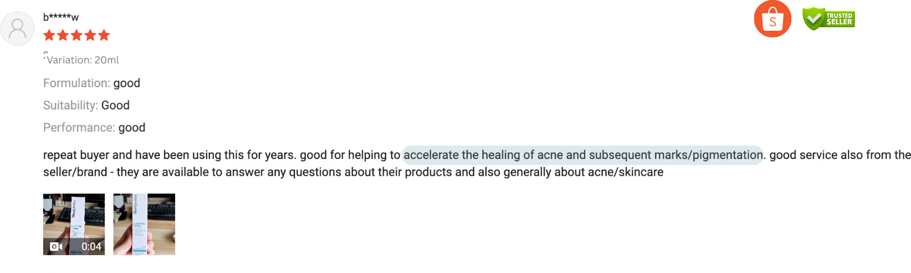 CS Shopee reviews 06