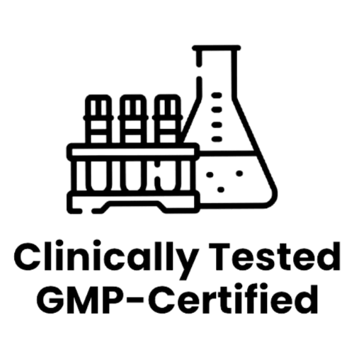 Clinically tested GMP-tested icon