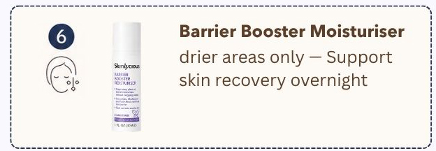 oily routine evening 06