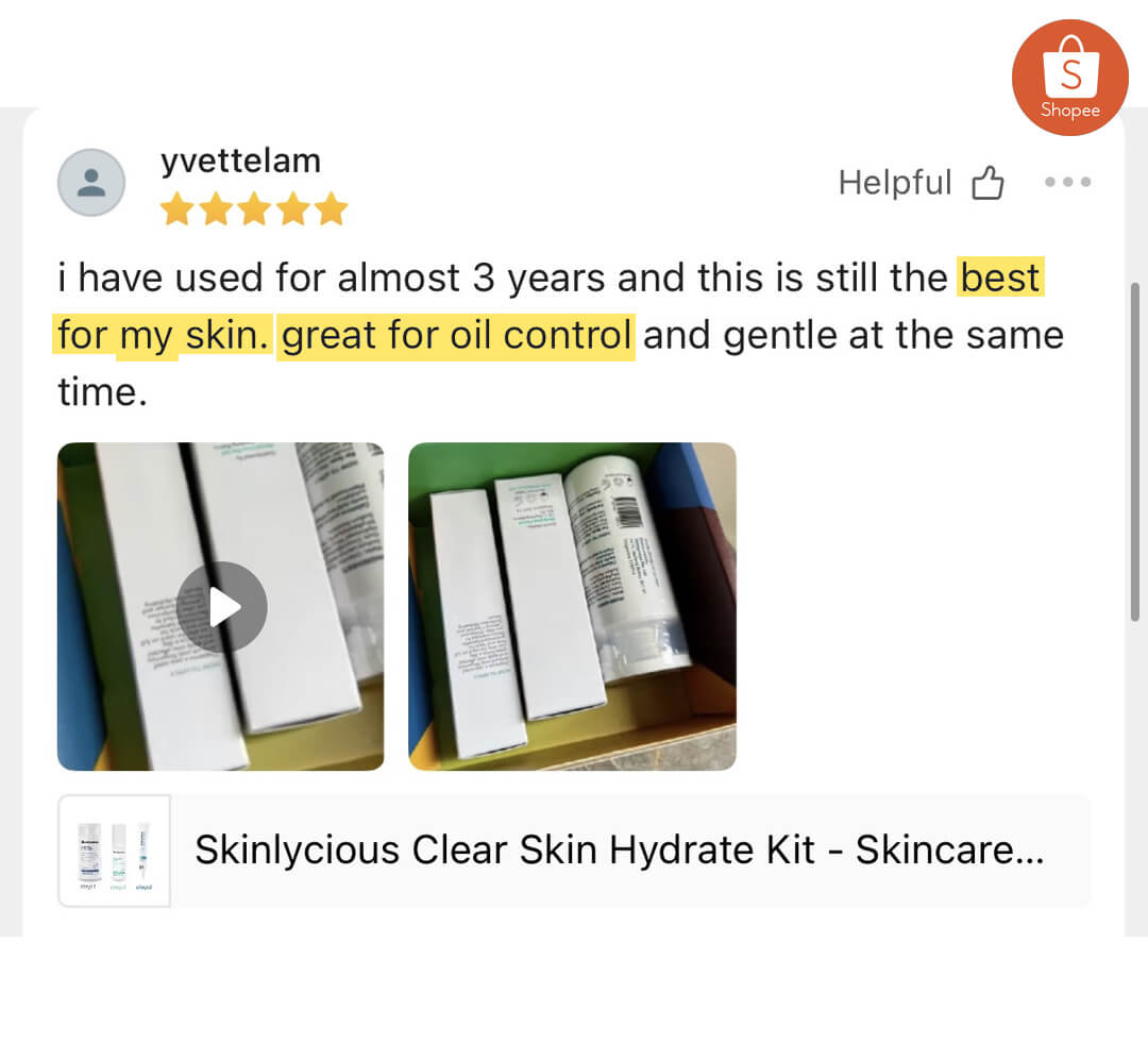 Oily skin review 20