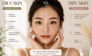 oily skin vs dry skin